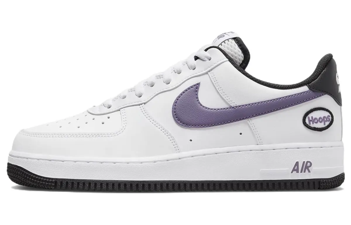 Nike Air Force 1 Low top Skateboard Shoes Men's White Purple