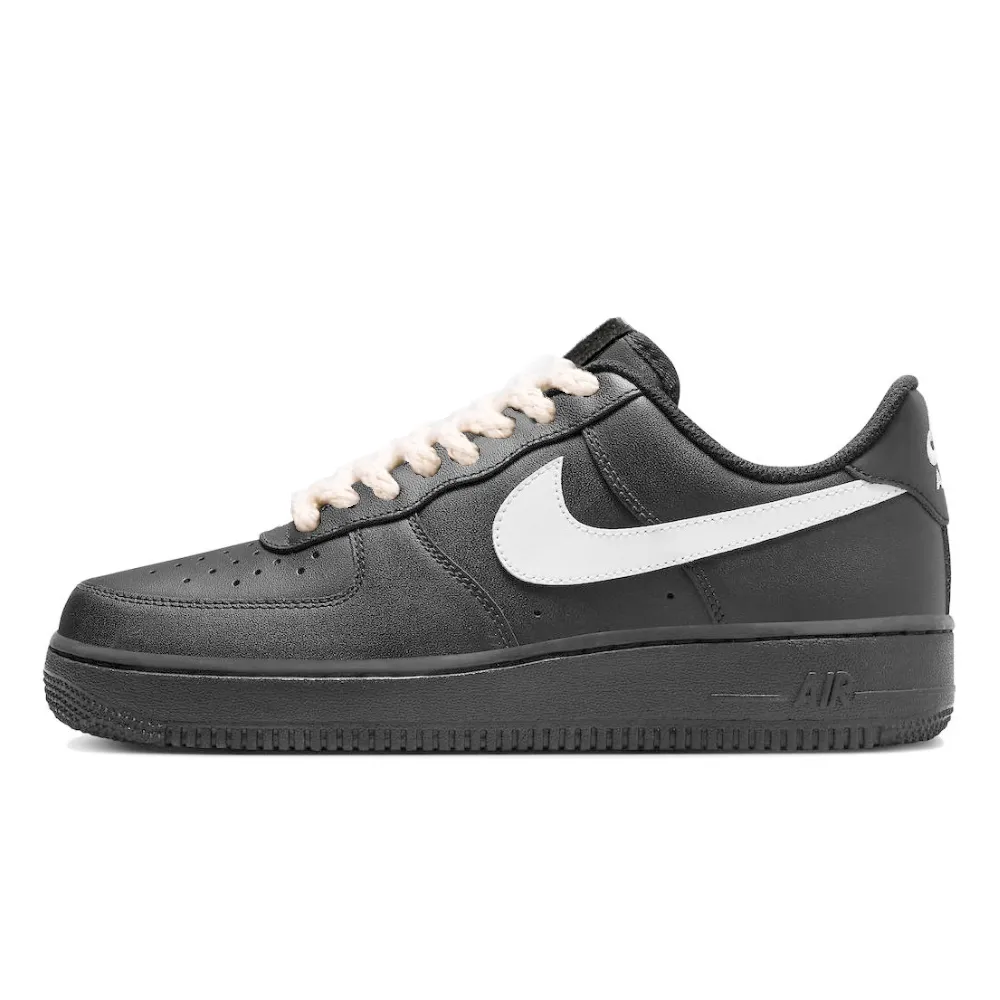 Nike Air Force 1 'White Swoosh' Triple Lab Slip Resistant Cushioning Slip Resistant Cushioning Low top Skateboard Shoes