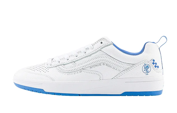 Vans x AVENUE&SON X Jeremy Hu Zabha Xiwai Old Lane Low top Skateboard Shoes Unisex White Blue