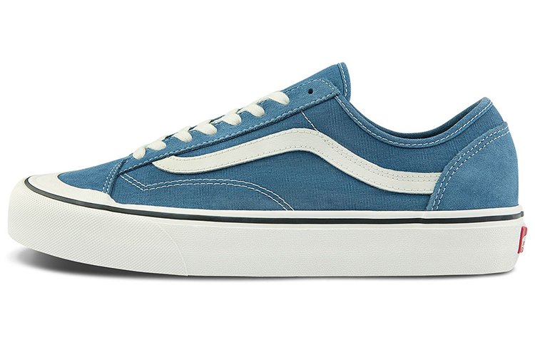 Vans Style 36 Decon Sf Fashionable and versatile, wear-resistant, lightweight and breathable, low-top sneakers, same style for men and women, blue and white