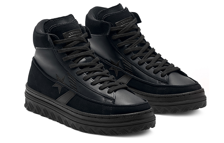 Кеды Converse Cons Pro Leather X2 High Top (черные) — Чёрный — фото 3