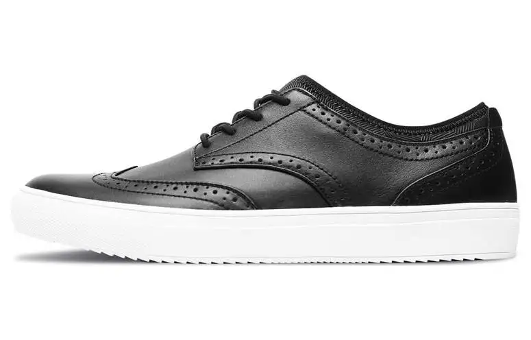 Skechers MARK NASON RAZOR Cow Leather Low top Skateboard Shoes Men's Black