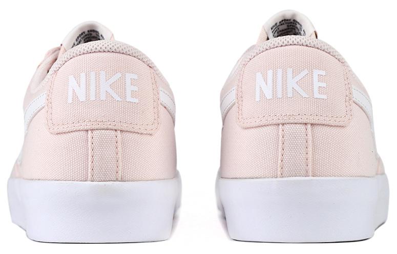 Мужские кеды Nike Blazer Canvas (белый / розовый) — фото 4