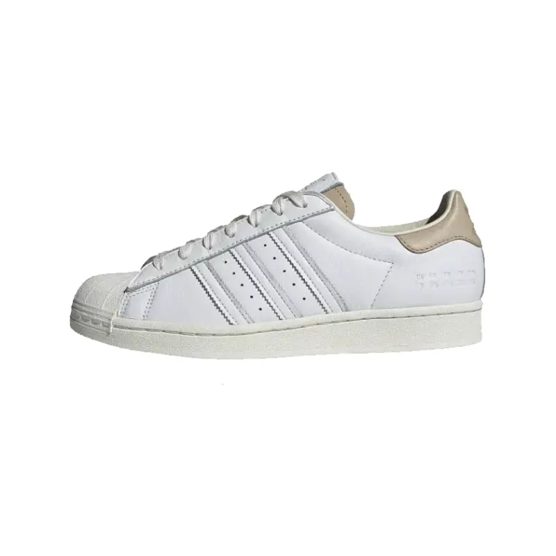 Adidas Superstar 'Size Tag - Cloud White Brown'