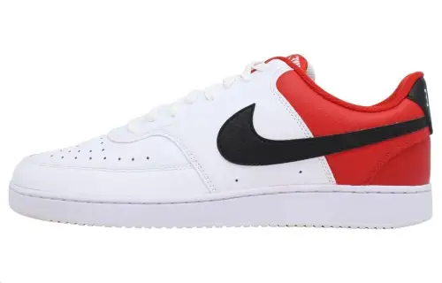 Nike Court Vision Low White Black University Red