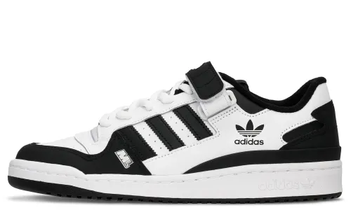 Adidas Originals FORUM Knight Road Abrasion Resistant Low top Skateboard Shoes Unisex Black White