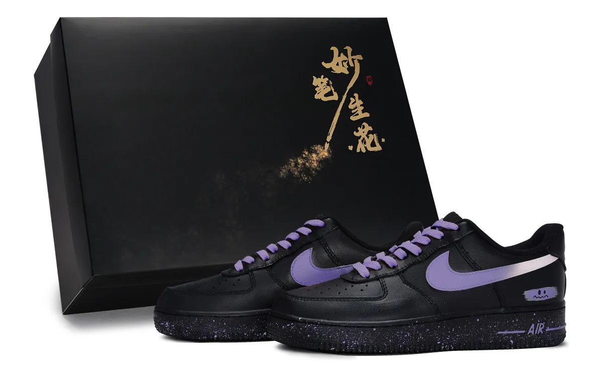 Nike Air Force 1 Skateboard Shoes Unisex Low Top Purple