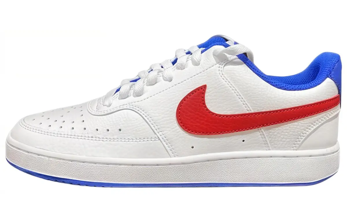 Nike Court Vision 1 Synthetic Leather Comfortable Slip Resistant, Abrasion Resistant, Lightweight Low top