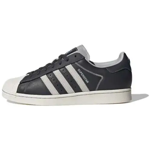 Adidas Superstar 'Carbon Grey Contrast Stitch'