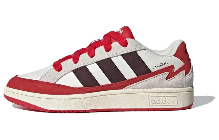 Adidas CARD LOW TRAINERS Cushioning, Wear Resistant Low top Skateboard Shoes Unisex Red
