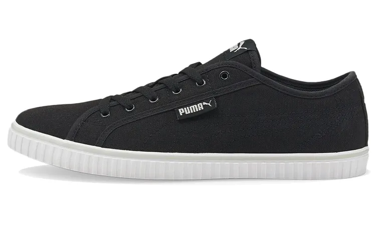 PUMA Ever LoPro Cv Casual Skateboarding Shoes Unisex Black White