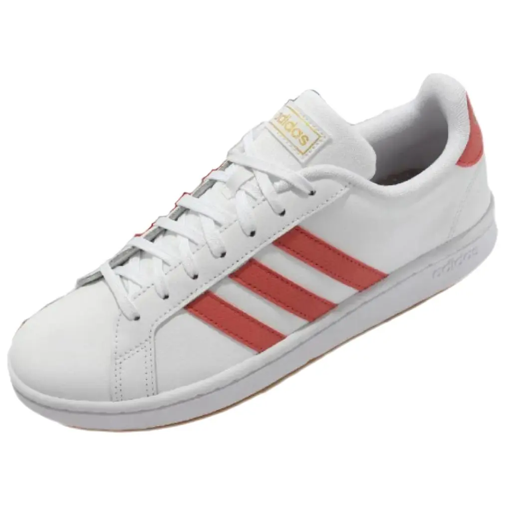Adidas Grand Court 'White Crew Red'