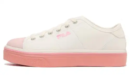 FILA Grand Est Skateboard Shoes Women's Low Top White/Pink