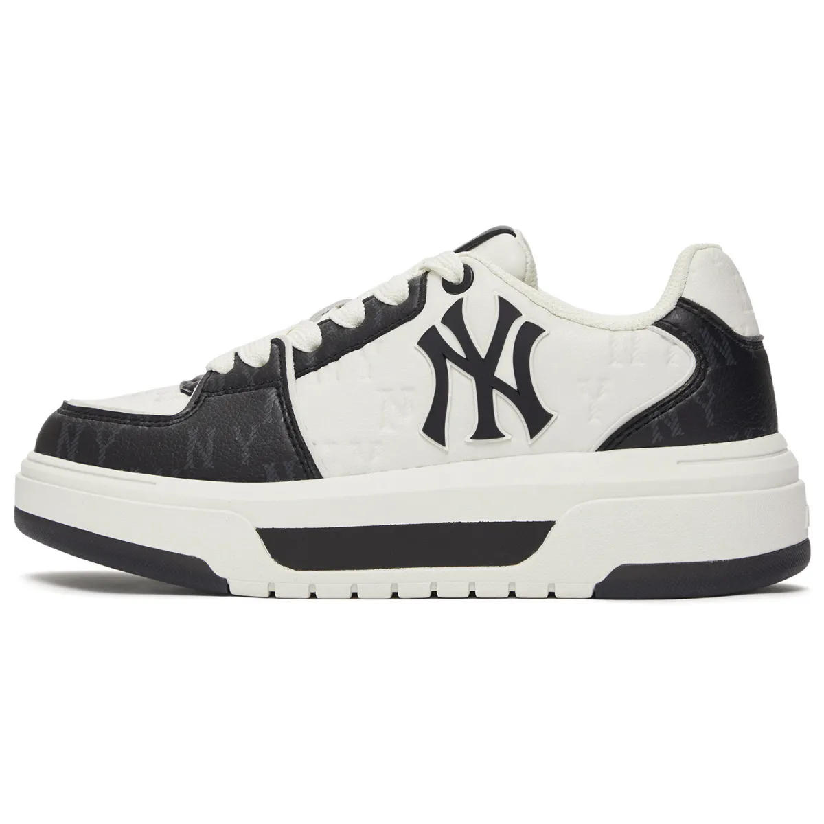 MLB New York Yankees Low top Skateboard Shoes Unisex Black White