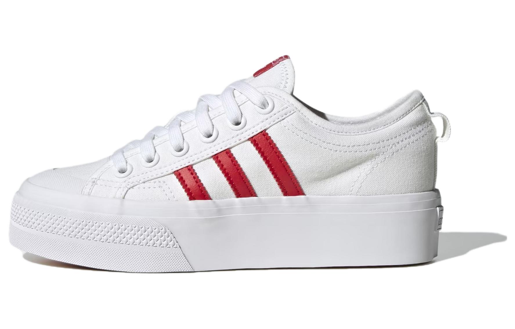 Adidas Wmns Nizza Platform 'White Scarlet' Women's
