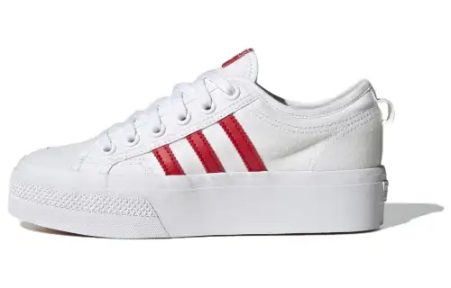 Adidas Wmns Nizza Platform 'White Scarlet' Women's