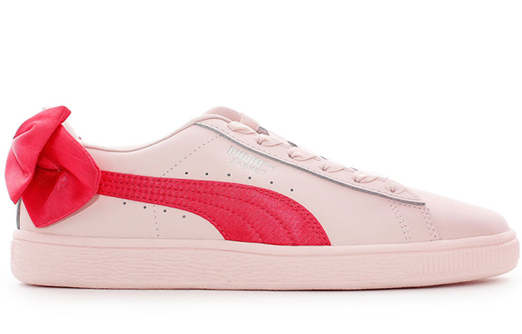 Женские кеды PUMA Basket Bow (розовый) — фото 2