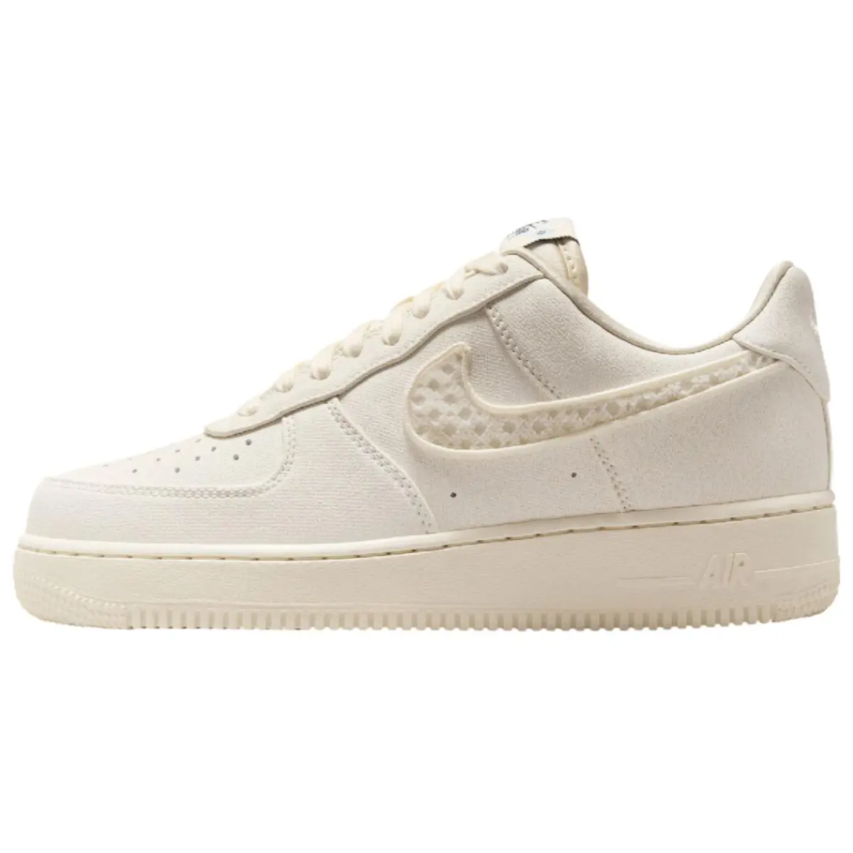 Nike Air Force 1 Low Sail Slip Resistant Abrasion Resistant Low top Skateboard Shoes Women's Beige