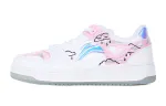 Li Ning Tianji Abrasion Resistant Cushioning Slip Resistant Breathable Low top Skateboard Shoes Women's Pink White