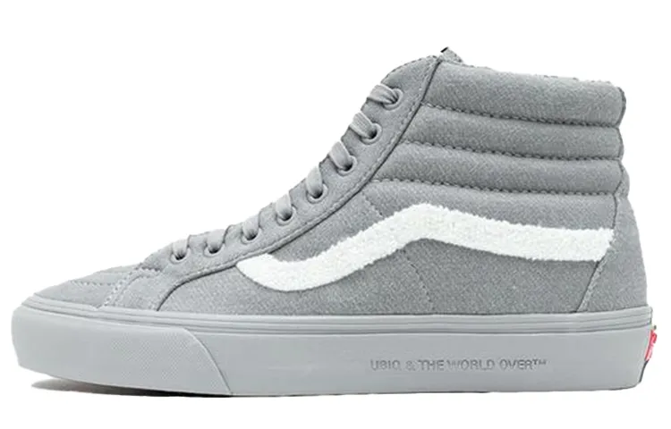Vans Ubiq X Vans SK8 HI Crossover Classic Casual Skateboarding Shoes Gray