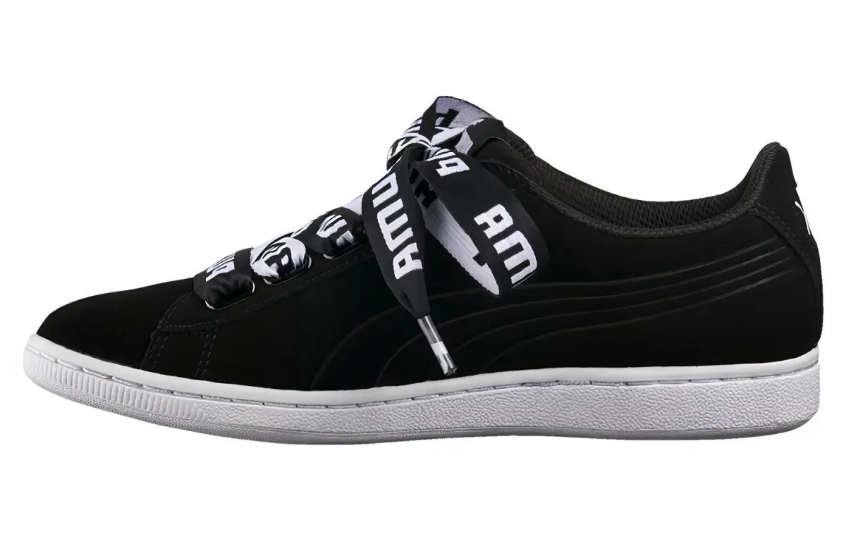 PUMA Vikky Ribbon Bold Casual Shoes Black Women's