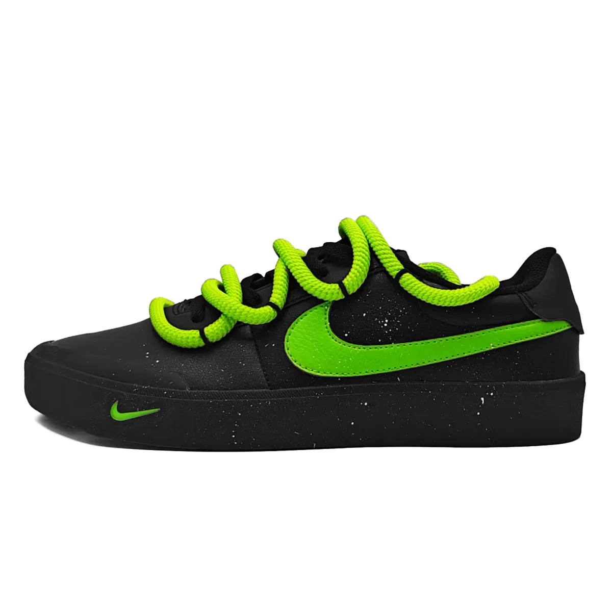 Nike Court Shot Leather Low top Skateboard Shoes Unisex Green