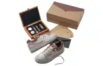 Saucony CROSS 90 Vintage Slip Resistant Abrasion Resistant Low top Skateboard Shoes Unisex Coffee Envelope Set