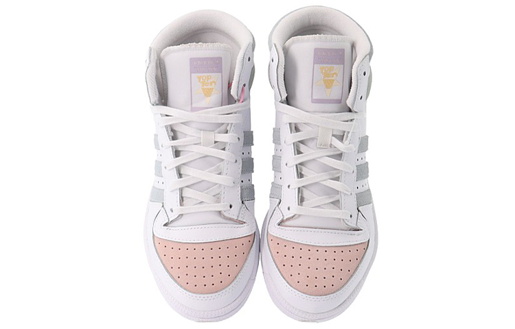 Женские кеды adidas originals Top ten RB (бело-оранжево-синие) — фото 5