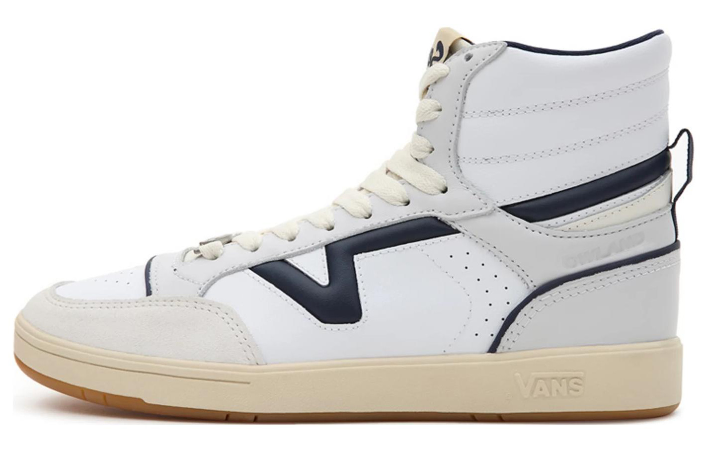 Vans Lowland CC Hi Comfycush Jmp trendy casual high-top sneakers for men and women, white and black
