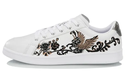 Li Ning LNG Synthetic Leather Slip Resistant, Abrasion Resistant, Balanced, Lightweight Low top Skateboard Shoes Men's