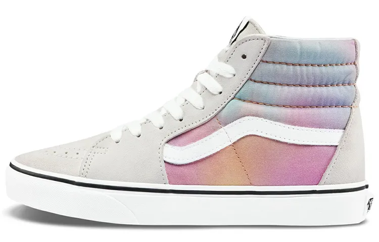 Vans SK8 HI Grey 'Gray Pink Blue' Women's