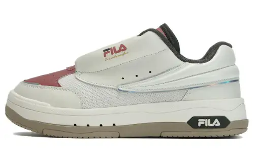 FILA Mix Comfortable Thermal Cushioning Low top Skateboard Shoes Women's Milk White