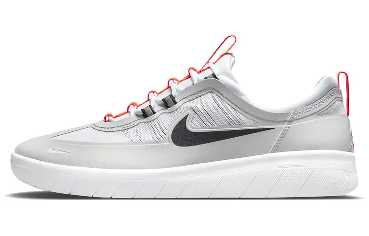 Nike Sb Nyjah Free 2 Neutral Grey Bright Crimson