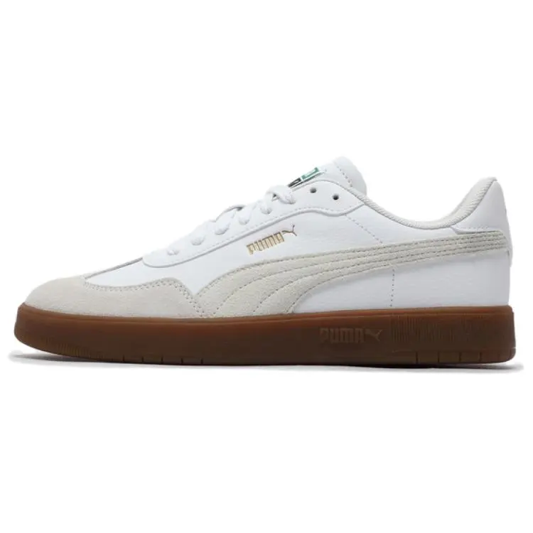 PUMA Abrasion Resistant Low top German Army Trainers Unisex Gray White