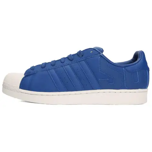 Adidas Originals SUPERSTAR Low top Skateboard Shoes Men's Blue White