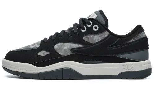 White Mountaineering x FILA FUSION T88 Synthetic Leather Low top Skate Shoes Men's Contour Gray