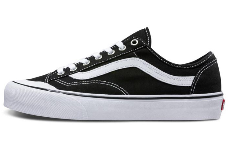 Vans Style 36 canvas Decon SF wear-resistant and lightweight low-cut sneakers for men and women, black and white