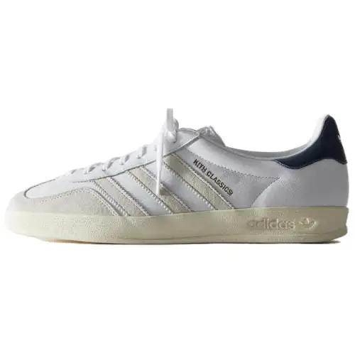 Adidas Originals Gazelle Low top Skateboard Shoes Men's White Beige