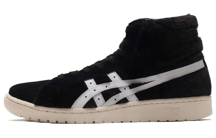 Asics Gel Ptg Mid top Skateboard Shoes Unisex Black White