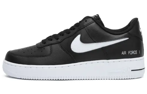 Nike Air Force 1 '07 LV8 'Cut Out Swoosh Black White'