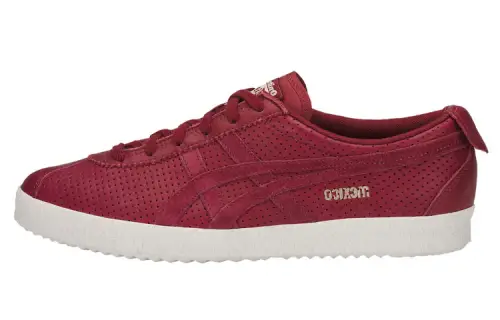 Onitsuka Tiger Delegation Slip Resistant, Abrasion Resistant, Breathable Low top Skateboard Shoes Unisex Red