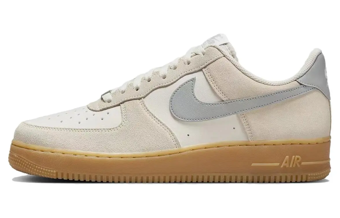 Nike Air Force 1 Low top Skateboard Shoes Men's Beige Gray