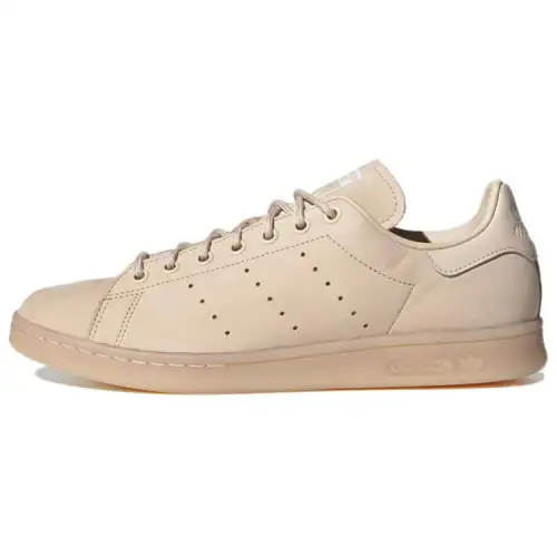 Adidas Originals Stan Smith Synthetic Leather Abrasion Resistant Low top Skateboard Shoes Unisex Pink Yellow White