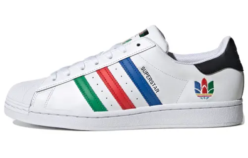 Superstar Adidas Originals 'Colorful Trefoil - Cloud White'