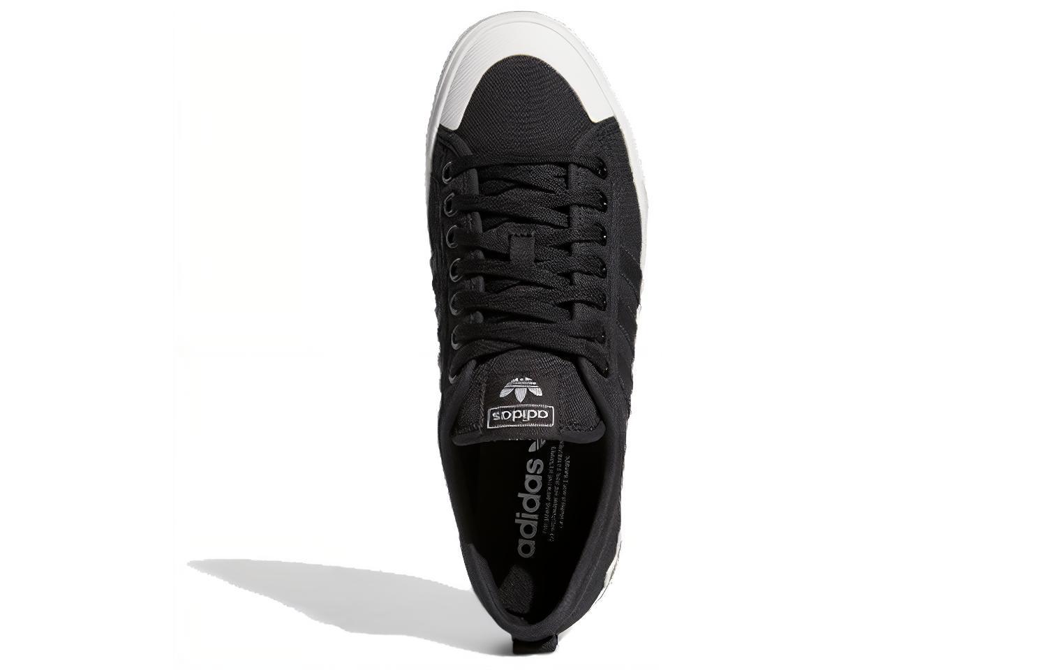 Кеды adidas originals NIZZA (черно-белые) — фото 4