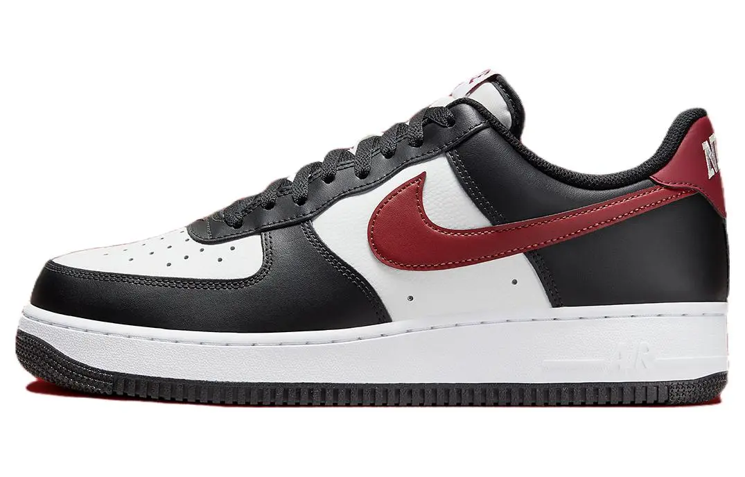 Nike Air Force 1 Low '07 Black White Dark Team Red