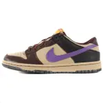 Nike Dunk Slip Resistant Abrasion Resistant Low top Skateboard Shoes Men's Beige