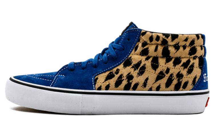 Sk8 Supreme x Sk8 Vans-Mid Pro 'Cheetah Velvet'