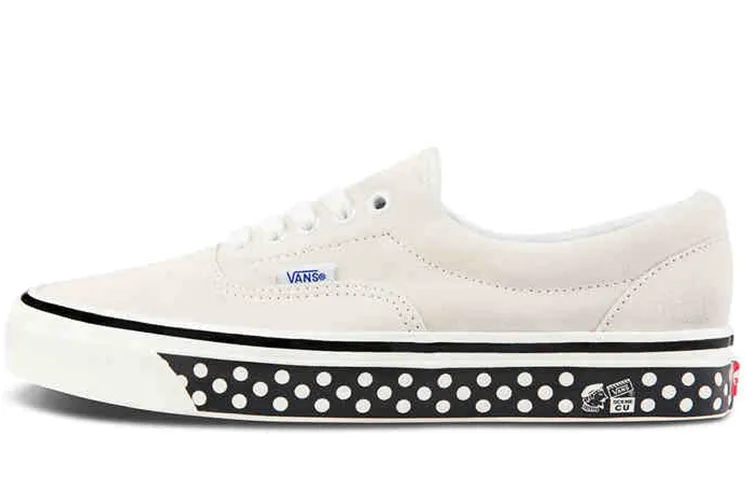 Vans Fashion Abrasion Resistant Lightweight Low top Skateboard Shoes Unisex White