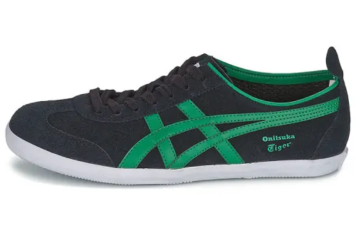 Onitsuka Tiger MEXICO 66 Skateboard Shoes Men's Low Top Black/Green